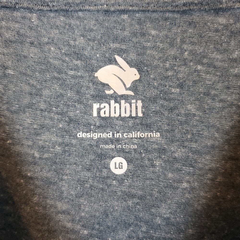 Rabbit Light Blue Remix Ringer Long Sleeve Shirt - Picture 2 of 7